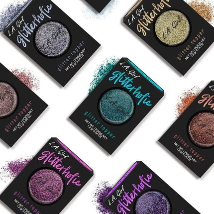 Fard de pleoape, L.A. Girl, Glitterholic, irizat, negru
