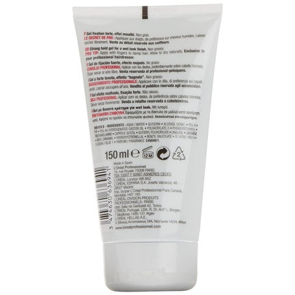 L'Oréal Tecni Art Aqua Gloss, Gel de păr, alb, 150ml