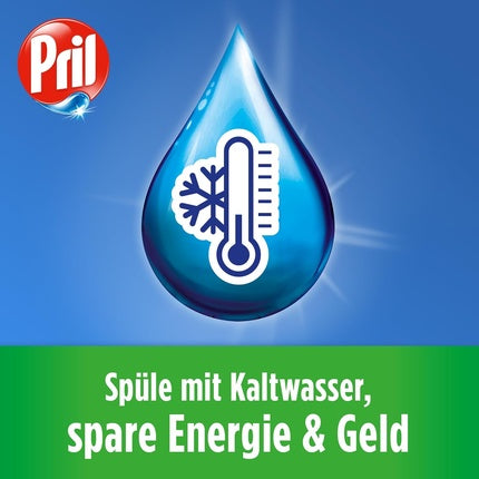 Detergent vase, Pril, Original Lemon, 675 ml, galben