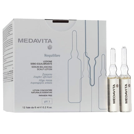 Medavita Requilibre Talgregulating Scalp Lotion pH 3, 12 fiole x 6 ml
