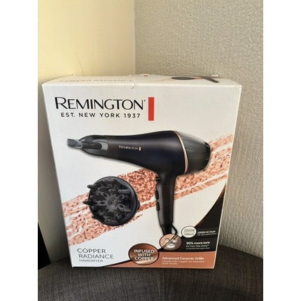 Uscător de păr Remington Copper Radiance AC5700, 2200W, negru cu auriu