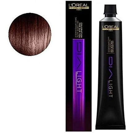 Colorant Păr L'Oreal Professionnel Dia Light, Culoare 5.44 Maro Argintiu, Tub