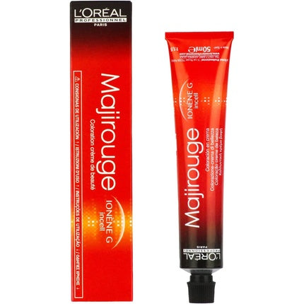 Vopsea permanentă de păr L'Oreal Professionnel Majirel 5.46, 80ml