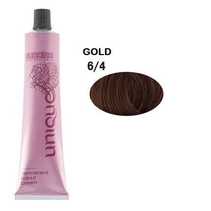 Subrina Professional Unique Permanent Hair Dye 64 Dark Blonde Golden 100 Ml