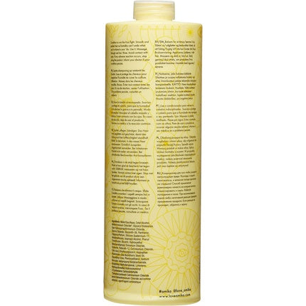 Condiționar Amika Velveteen Dream, 1000ml, ambalaj galben cu imprimeu floral