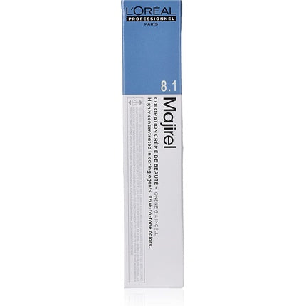 Vopsea de păr permanentă, L'Oréal Paris, Majirel Cool Inforced 8.1 Blond deschis cenușiu, 50ml