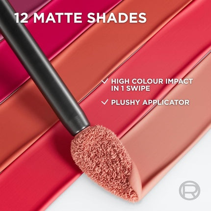 Ruj lichid, L'Oréal Paris, Intense Colour, 230 Shopping Spree