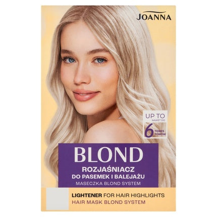 Set vopsea păr Joanna Blond Lightener pentru șuvițe și balayaj