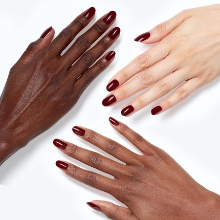 Unghii false, OPI, xPRESS/ON, scurte, roșu Malaga Wine