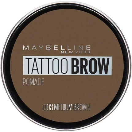 Pomada pentru sprancene, Maybelline New York, Tattoo Brow, Maro Mediu