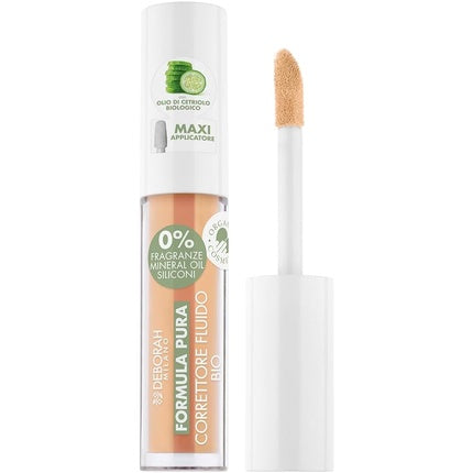 Corector Fluid, Deborah, Pure Formula Bio N.02 Beige, Anti-Riduri, 30 ml