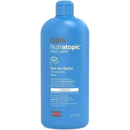 Gel de baie emolient, ISDIN, Nutratopic PRO-AMP, 750ml