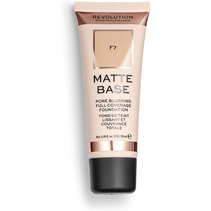Fond de Ten Matte Base F7 - Revolution Beauty, 28ml