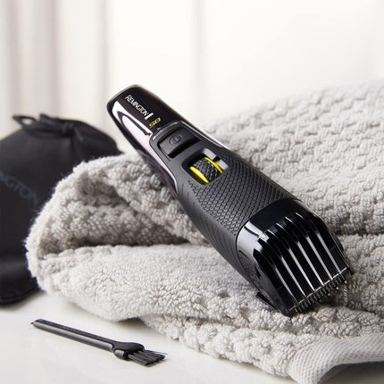 Trimmer Barbă Remington MB5000 cu Lame din Titan, Negru