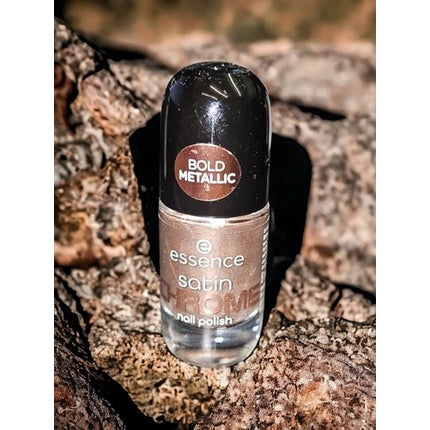 Lac de unghii Essence Satin Bold Metallic Chrome, Robotic Rose Top Gold, 5 ml
