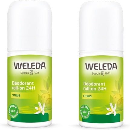 Deodorant roll-on Weleda Citrus 24h 50ml (Pack 2)