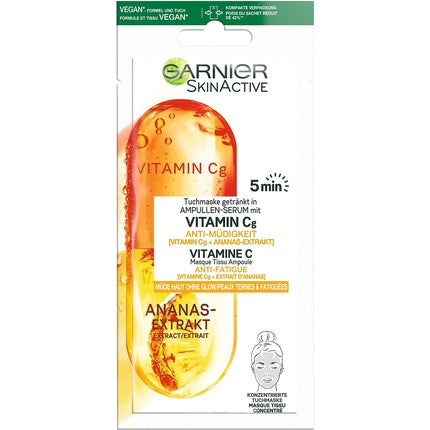 Masca fata Garnier, Anti-oboseala, Vitamina C, 15g