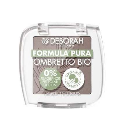 Fard de pleoape, Deborah, Mono Bio Formula, mat gri maro