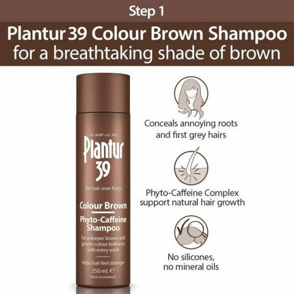 Șampon Plantur 39, Phyto Caffeine, 250ml, maro