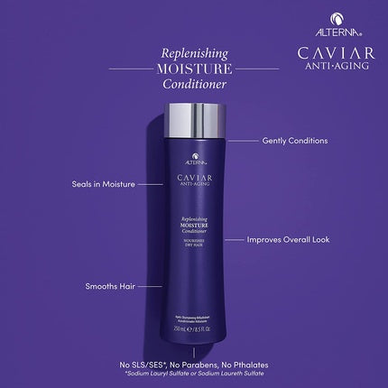 Condiționator Alterna Caviar Anti-Aging Replenishing Moisture, 487ml, Violet