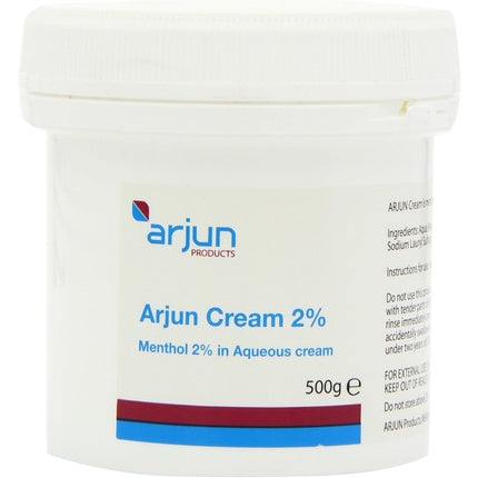 Cremă hidratantă, Arjun, 2% Mentol, 500g