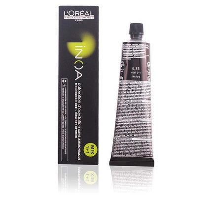 Vopsea de par, L'Oréal Professionnel, Inoa 6.35, Blond Mahoniu Auriu, 60ml