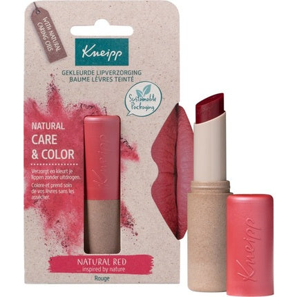 Balsam buze, Kneipp, Natural Red, roșu, 17g