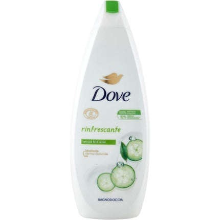 Gel de duș, Dove, castravete și ceai verde, 600 ml