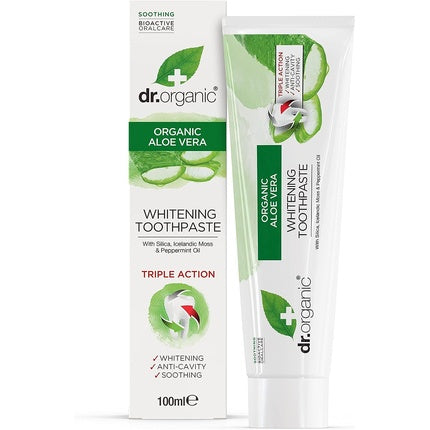 Pasta de dinti, Dr Organic, Aloe Vera, natural