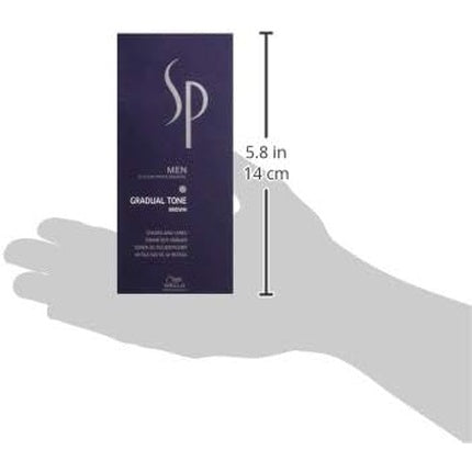 Vopsea de păr, Wella, SP Men Gradual Tone Brown, 60ml + Șampon 30ml