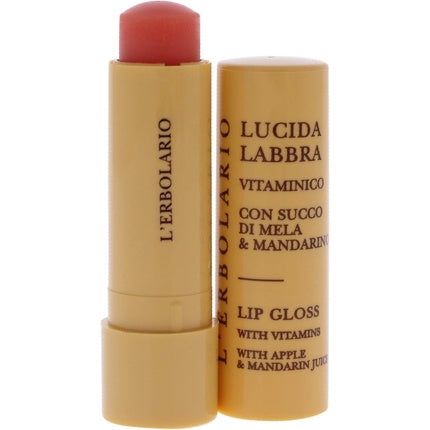 Lucid Lip Gloss, L'Erbolario, Suc de Măr și Mandarină, Culoare Roz