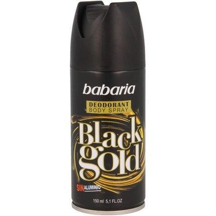Deodorant Babaria Black Gold, spray, 180g