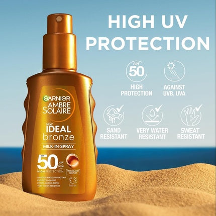 Spray autobronzant Garnier Ambre Solaire SPF50 150ml