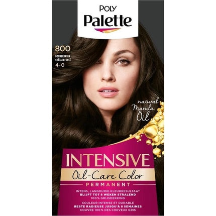 Vopsea de par, Schwarzkopf, Poly Palette 800, saten inchis