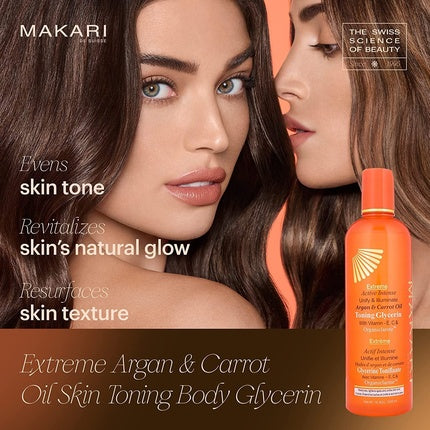 Ulei de corp Makari Extreme Carrot & Argan Oil Skin Toning Glycerin 16.8oz