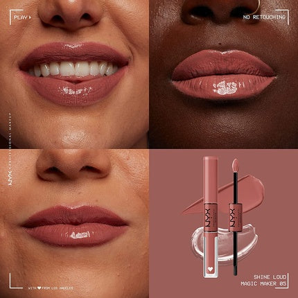 Ruj lichid, NYX, Shine Loud, Dusty Nude