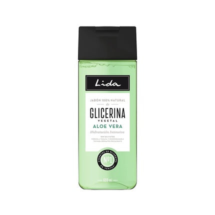 Gel de duș Lida, glicerină și aloe vera, 600ml