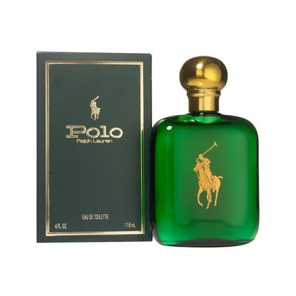 Eau de Toilette Ralph Lauren Polo Green 118ml, sticlă verde cu dop auriu
