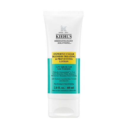 Lotion Tratament Puncte Negre, Kiehl's Expertly Clear Blemish-Treating & Preventing Lotion, 60 ml