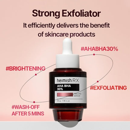 Serum de Exfoliere Chimică Wash-Off cu AHA & BHA, Heimish, 180 ml