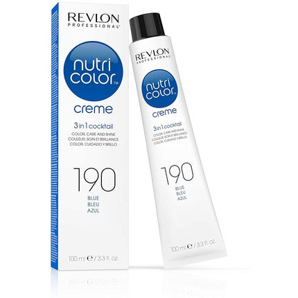 Vopsea de Păr Revlon Professional Nutri Colour Creme, 100ml, Albastru (190)