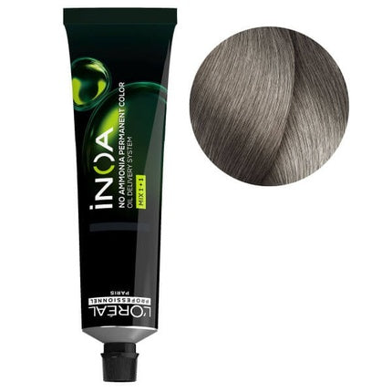 Vopsea Păr Permanentă L'Oréal Professionnel Inoa 8.1 Blond Deschis Cențiu, 60 ml