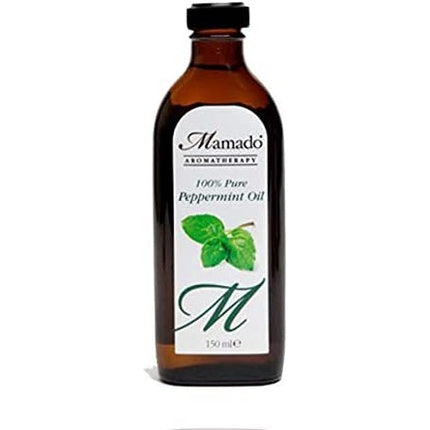 Ulei de Mentă Piperată 100% Natural Mamado, 150ml, Ambalaj Sticlă Brună