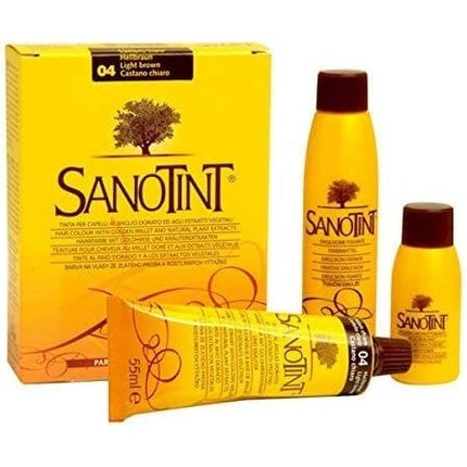 Vopsea de păr, Sanotint, Dark Brown, fără amoniac