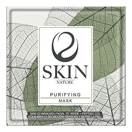 Masca faciala Skin O2, Green Tea, cu peptide