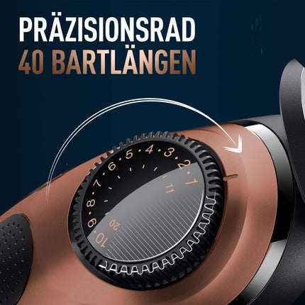 Tăietor de barbă electric Gillette King C. Pro, metal, culoarea bronz