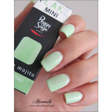 Ojă Semipermanentă, Peggy Sage, Mini, Verde Mentă
