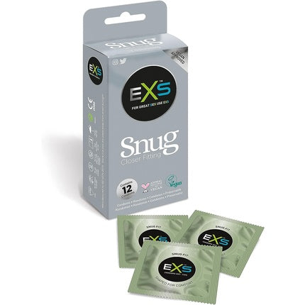 Prezervative Exs Snug Fit Dimensiune Mică Vegan