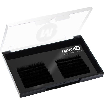 Extensii gene false Jacky M C Lash 0.05, lungime 12mm, negru