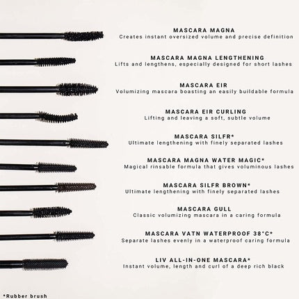 Mascara IDUN Minerals Eir Black, 10ml
